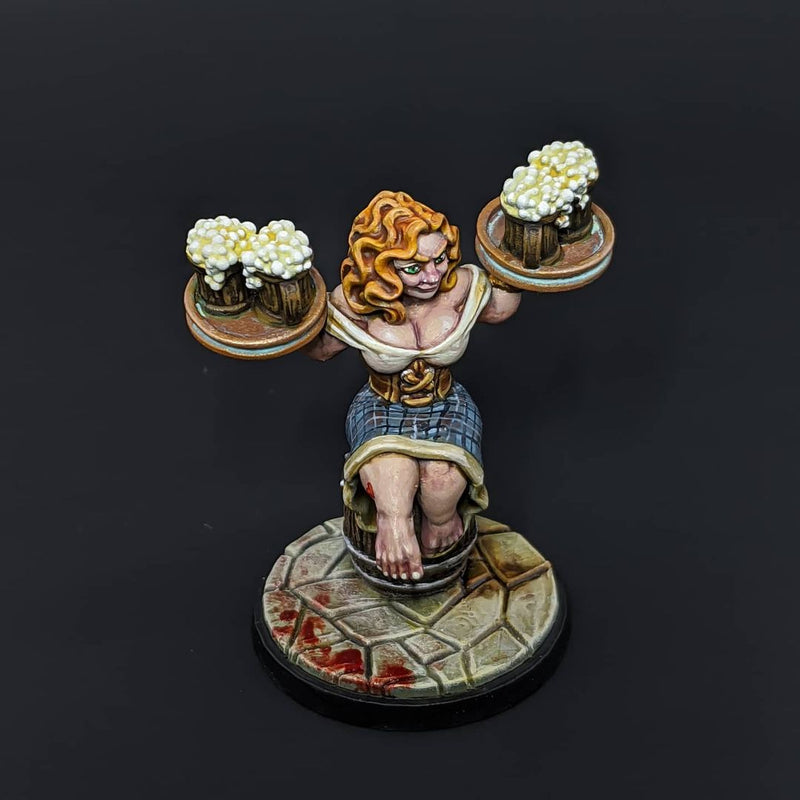 Dorella Breakheart [32mm Scale] Female Dwarf Innkeeper - Only-Games