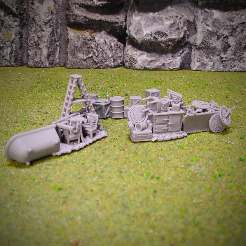 WW2 Scatter terrains X6 - 28mm for wargame - Only-Games