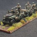 Jeeps US WWII - 28mm for wargame - Only-Games