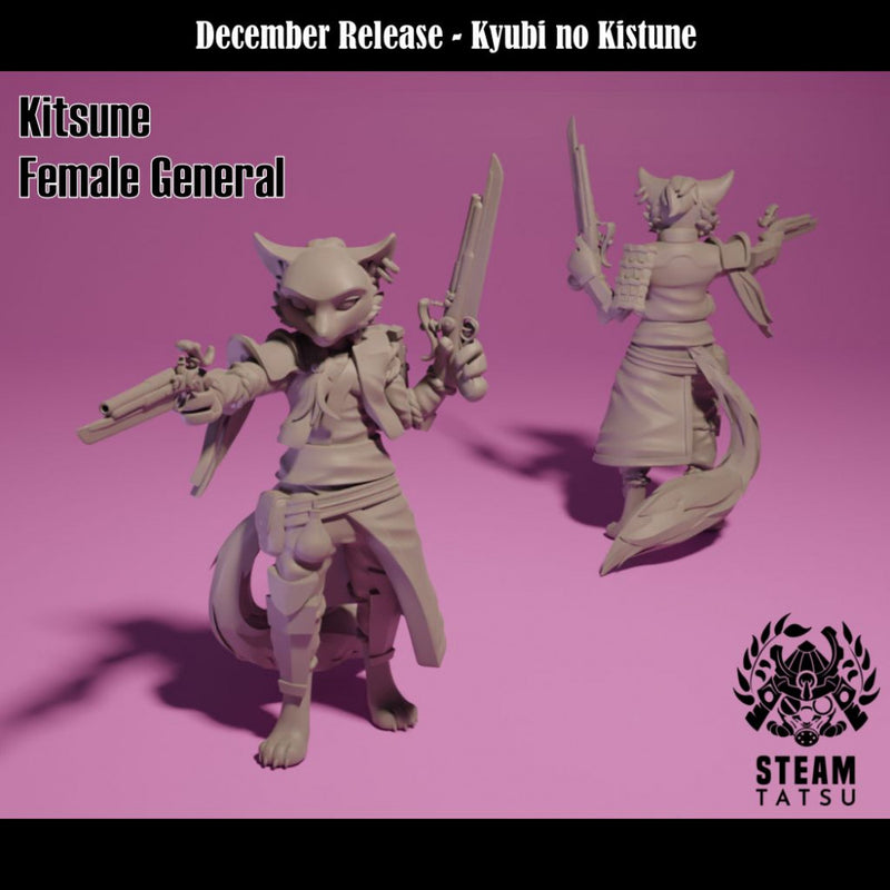 Kitsune - Female General Gun blade - Only-Games