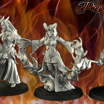 Tiefling Adventurers 3 miniatures - Only-Games