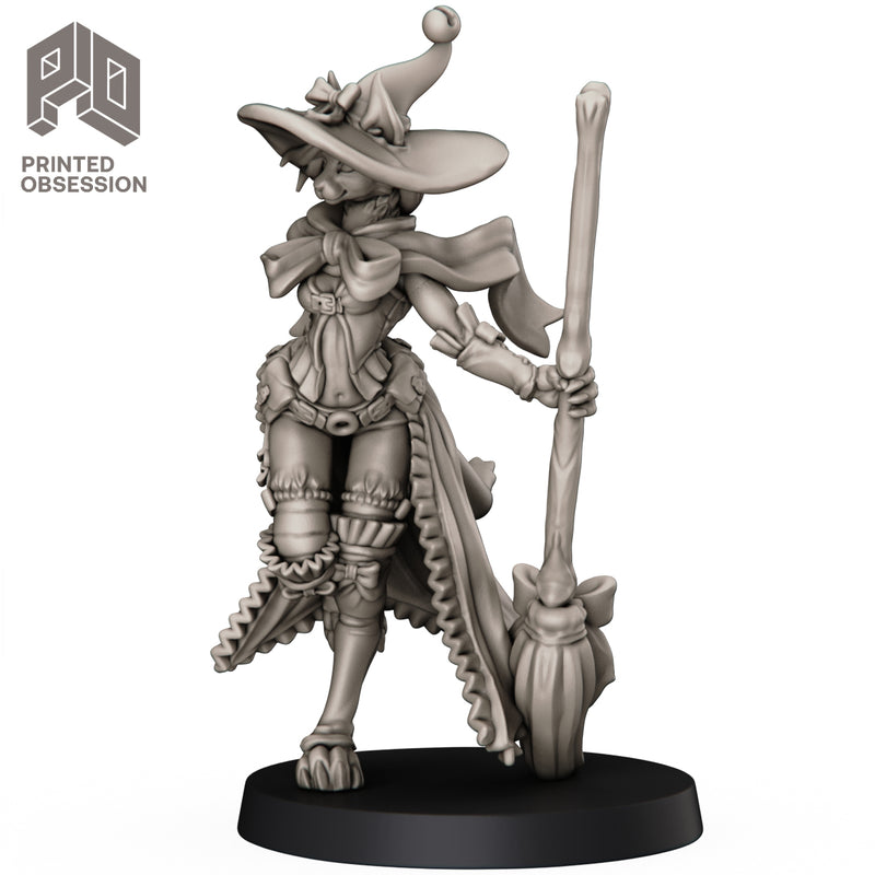 Black Witch Tabaxi - Female Mage - Only-Games