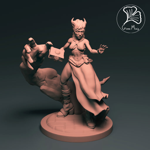 Naza the tiefling earth mage - Only-Games