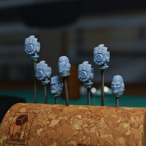 Bits Pack - Federation of Tyr Automata Heads - Only-Games