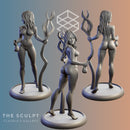 Pack  Fantasy Elves Naked 32mm - Only-Games