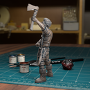 Old Man Fighter - TytanTroll Miniatures - DnD - Fantasy - Only-Games