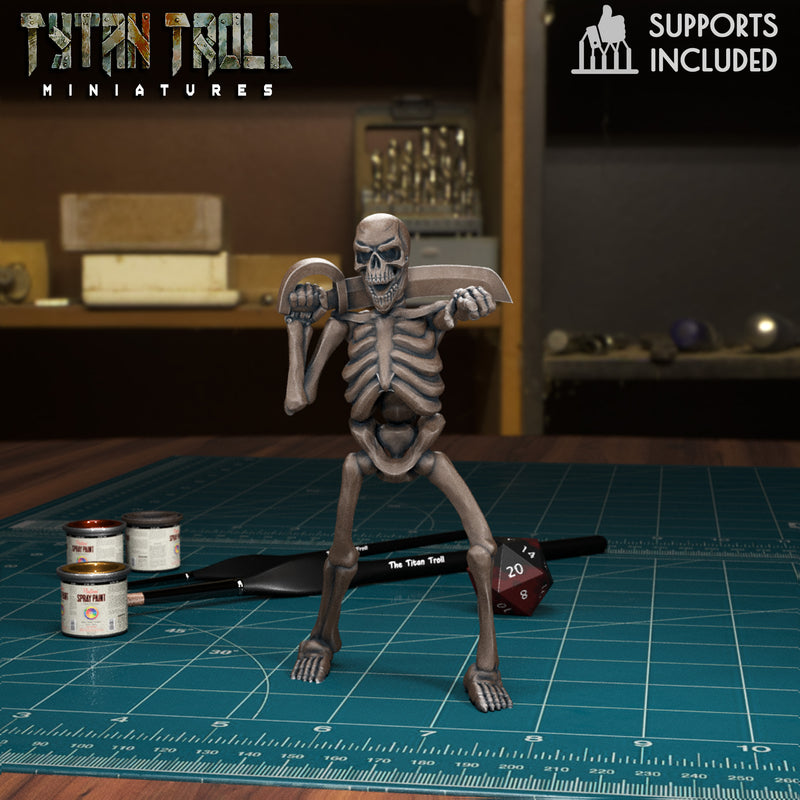 Skeleton 06 - TytanTroll Miniatures - DnD - Fantasy - Only-Games