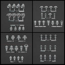 Modular Melee Trenchers - Unit of 4 - Only-Games