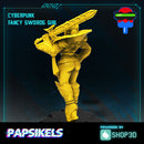 Cyberpunk Fancy Swords Girl - Only-Games