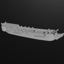 1/700 & 1/1200 British 500 Tonner East Indiaman  (14 guns) - Only-Games