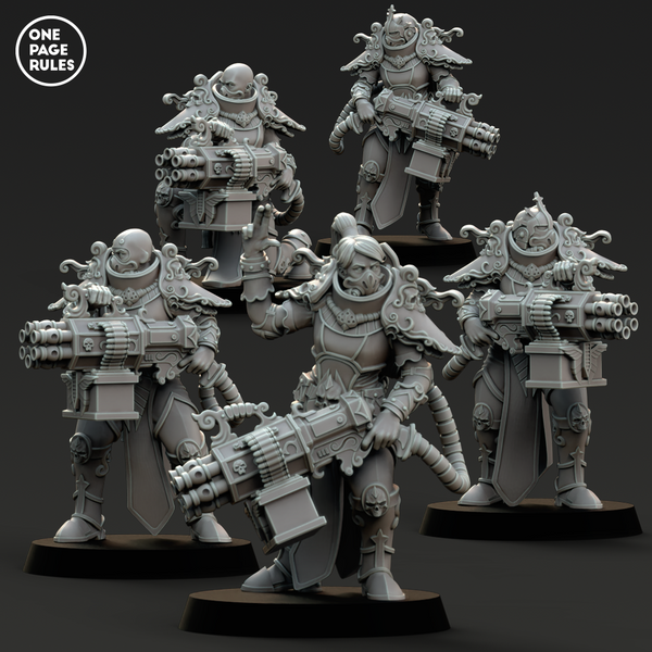 Sisters Machinegun Support (5 Models) - Only-Games