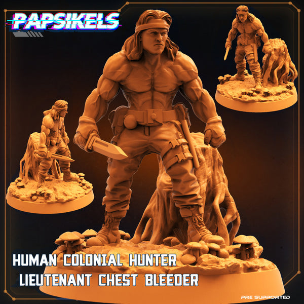 HUMAN COLONIAL HUNTER LIEUTENANT CHEST BLEEDER - Only-Games