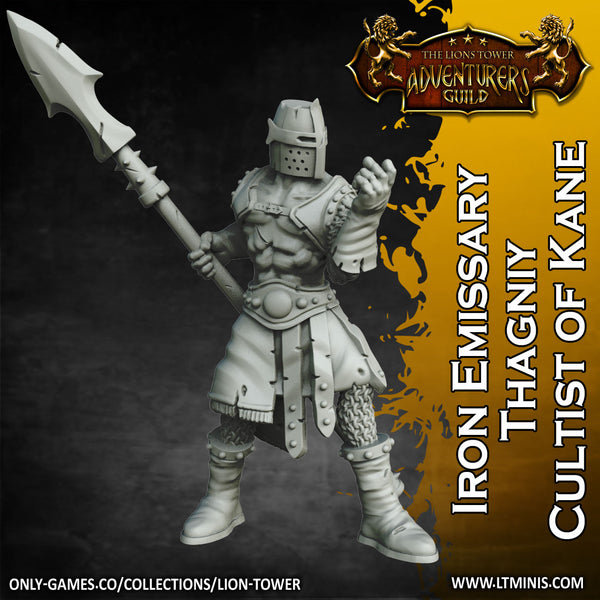 The Iron Emmissary, Thagniy - Cultist of Kane (32mm scale) - Only-Games