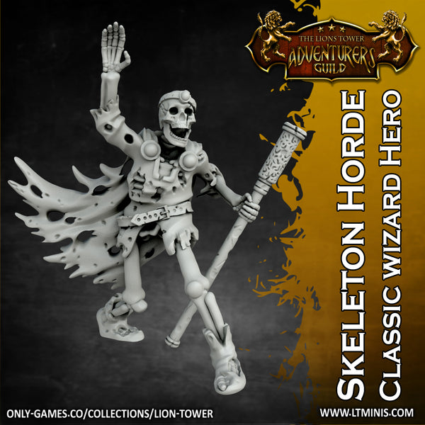 Classic Wizard Skeleton Hero - Only-Games