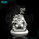 (0101) Male post-apocalyptic sci-fi leader with wheelchair and cannon - Only-Games