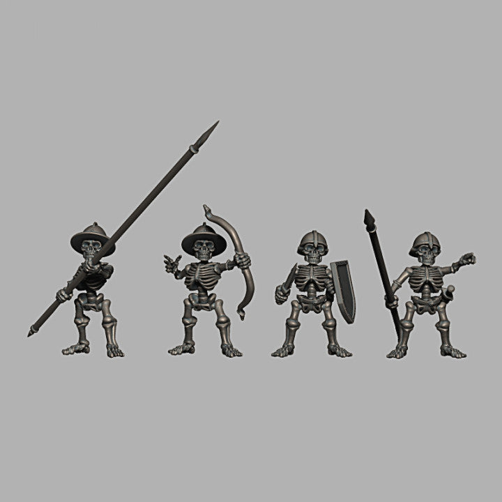 Skeleton Halflings - Puddle Bases - Only-Games