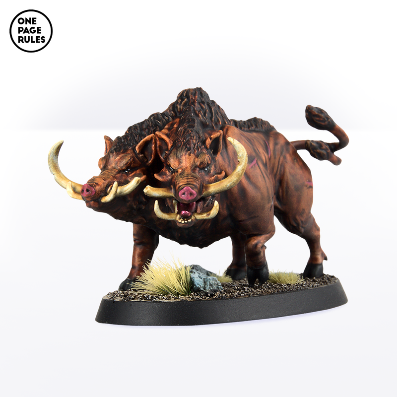 Beastmen Crazed Boars (3 Models) - Only-Games