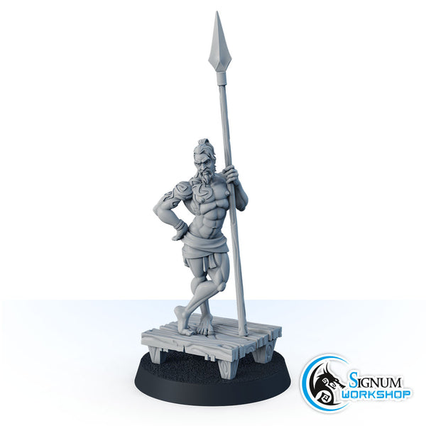 Model with spear - Only-Games