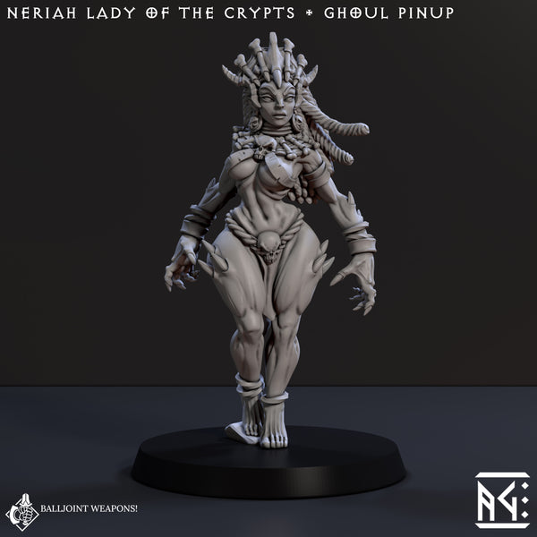 Neriah Lady of the Crypts - Ghoul Pinup (Horrors of Rodburg Barrows) - Only-Games