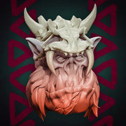 Orc Monster Hunter Heads - Set A (Lad Size) - Only-Games