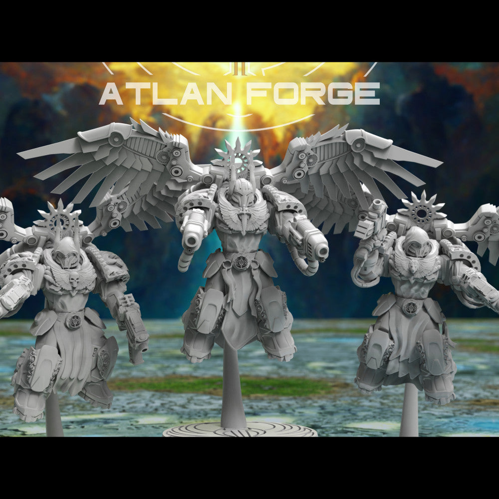 Angelic Aegis Seraphim - Atlan Forge - Miniatures by Only-Games.co