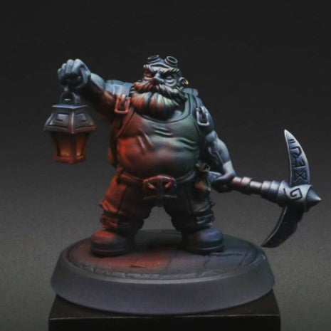 Rufus Breakrock [32mm Scale]  Dwarf Miner - Only-Games