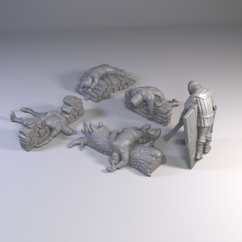 Bodies on obstacles (Harvest of War) - Only-Games
