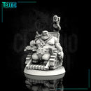 (0101) Male post-apocalyptic sci-fi leader with wheelchair and cannon - Only-Games