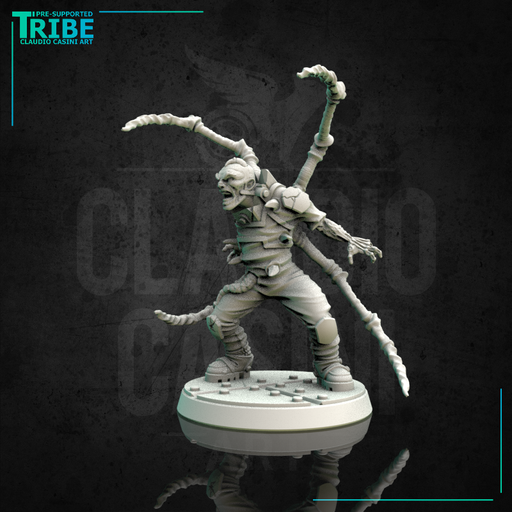 (0155) Male sci-fi mutant undead with a spider legs - Only-Games