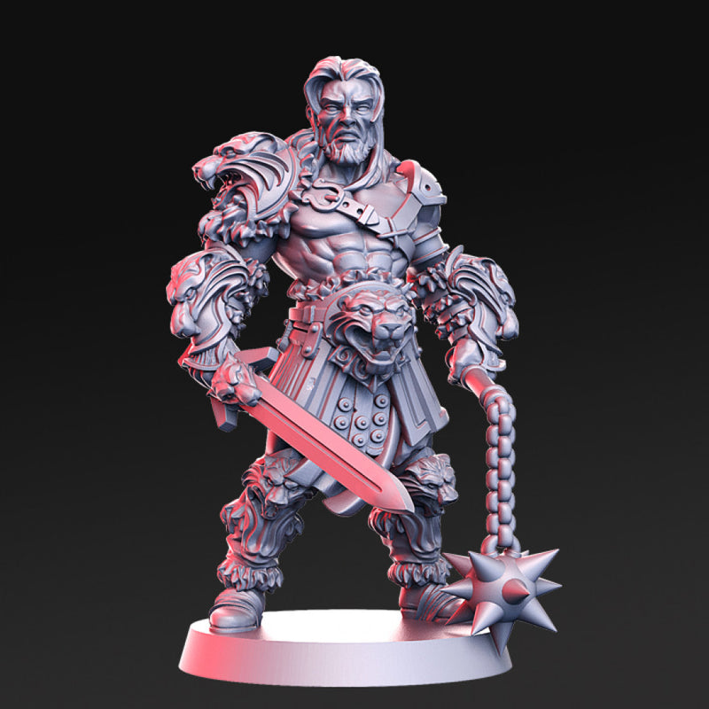 Lionel - barbarian- 32mm - DnD - - Only-Games