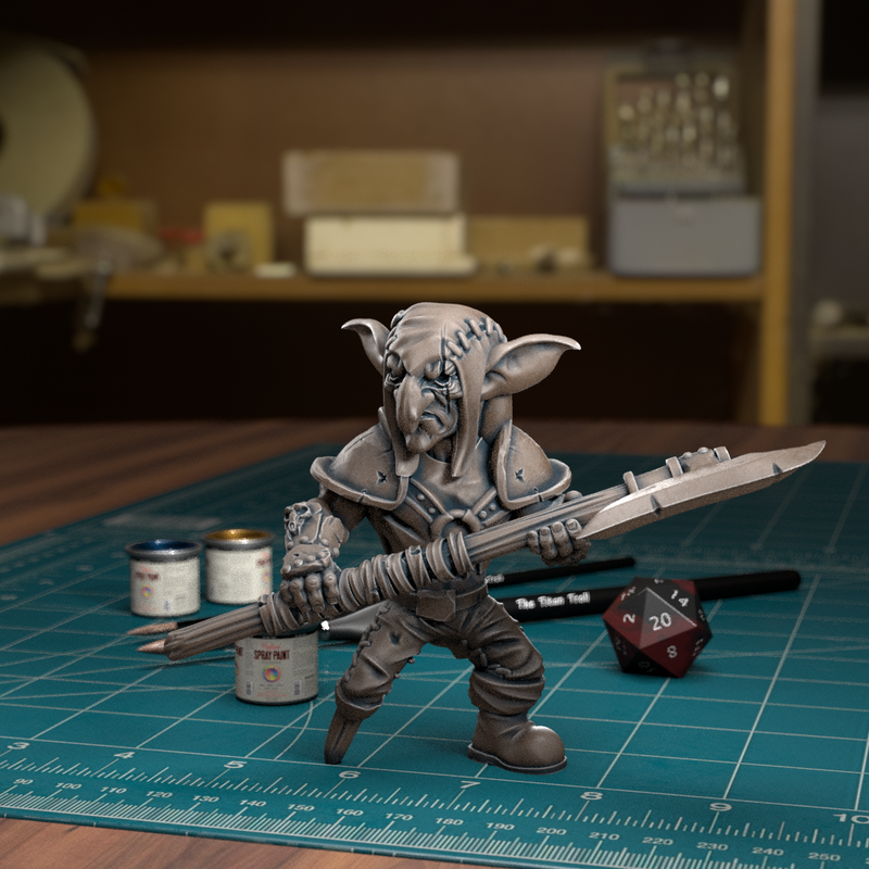 Goblin Raider Bundle - TytanTroll Miniatures - DnD - Fantasy - Only-Games