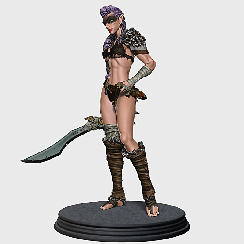 The Barbarian - Athletic Body Type 75mm scale - Only-Games