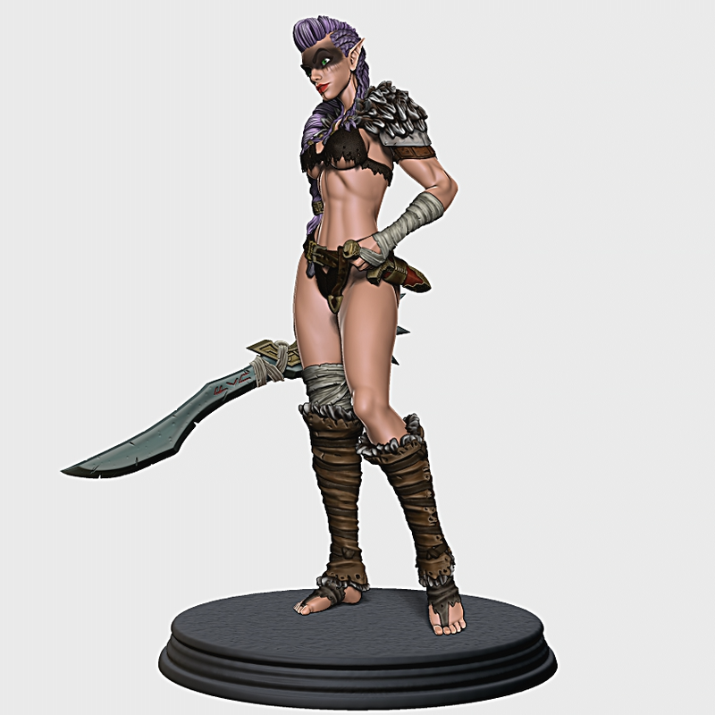 The Barbarian - Athletic Body Type 120mm scale - Only-Games