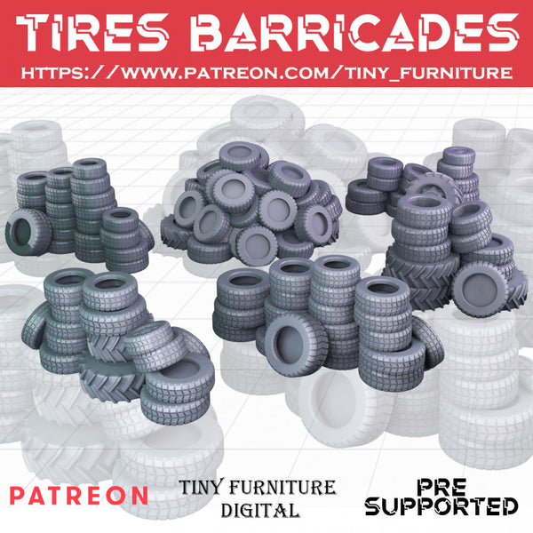 Tire barricades - Only-Games