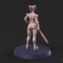 Cyberpunk Scrapper Girl Pose 1 Pinup - Only-Games