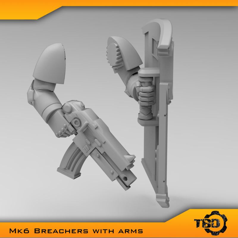 Mk6 Breacher Shield and Arm set X5 - Only-Games