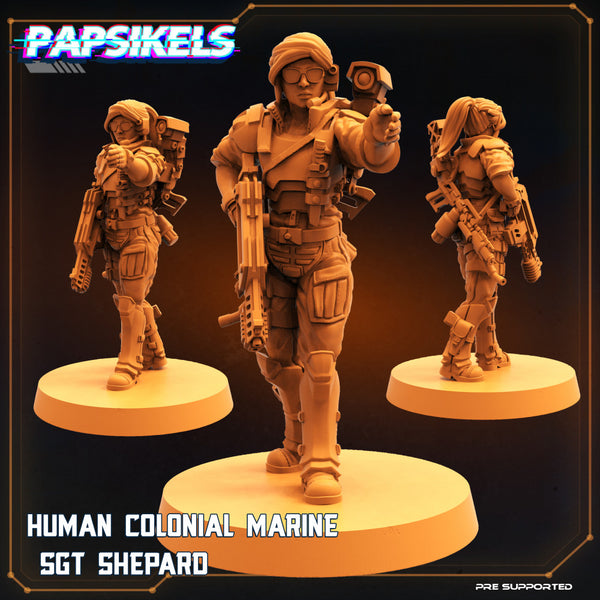 HUMAN COLONIAL MARINE SGT SHEPARD - Only-Games