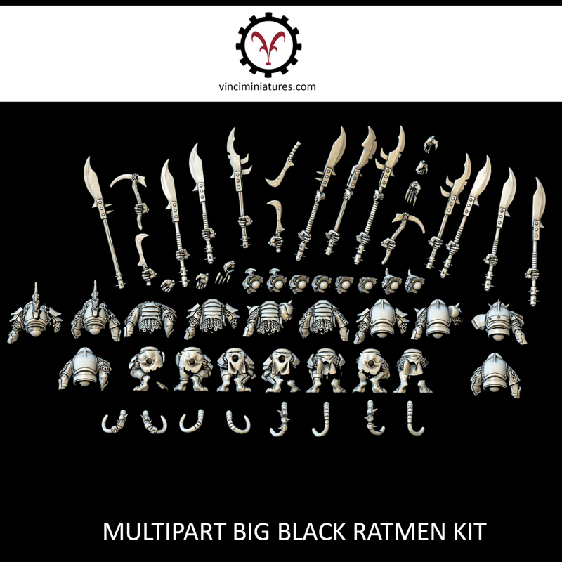 MULTIPART BIG BLACK RATMEN KIT - Only-Games
