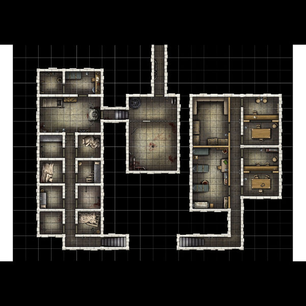 Judicer's Hall - Town Hall and Prison (Level 03) - Only-Games