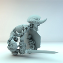 Skeleton crouching - Only-Games