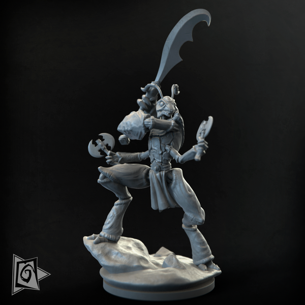 Astral Barbarian Antfolk (25mm base) - Only-Games