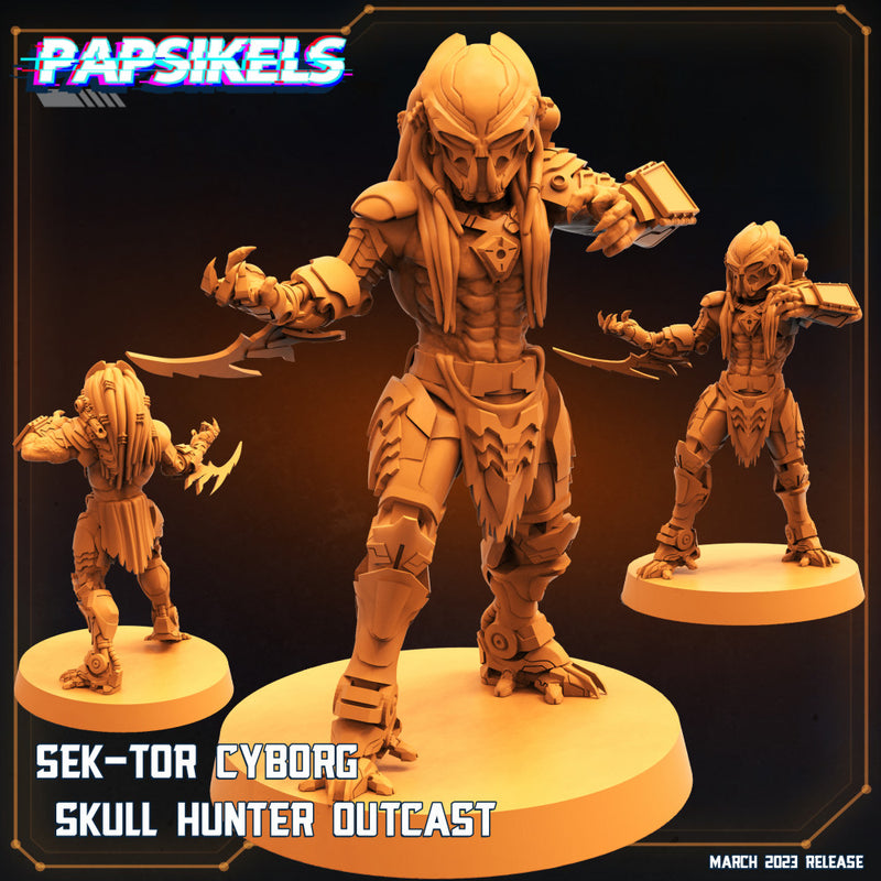 SEK-TOR CYBORG SKULL HUNTER OUTCAST - Only-Games