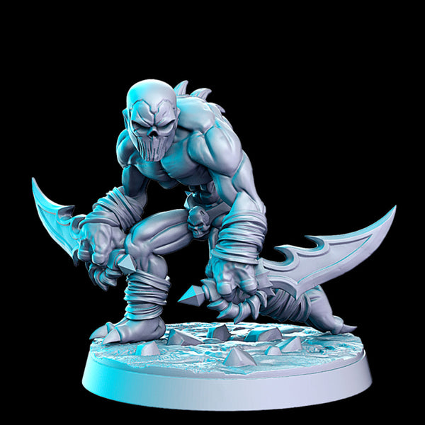 Shadow Stalker with dualblades (Undead Assassin) - 32mm - DnD - Only-Games