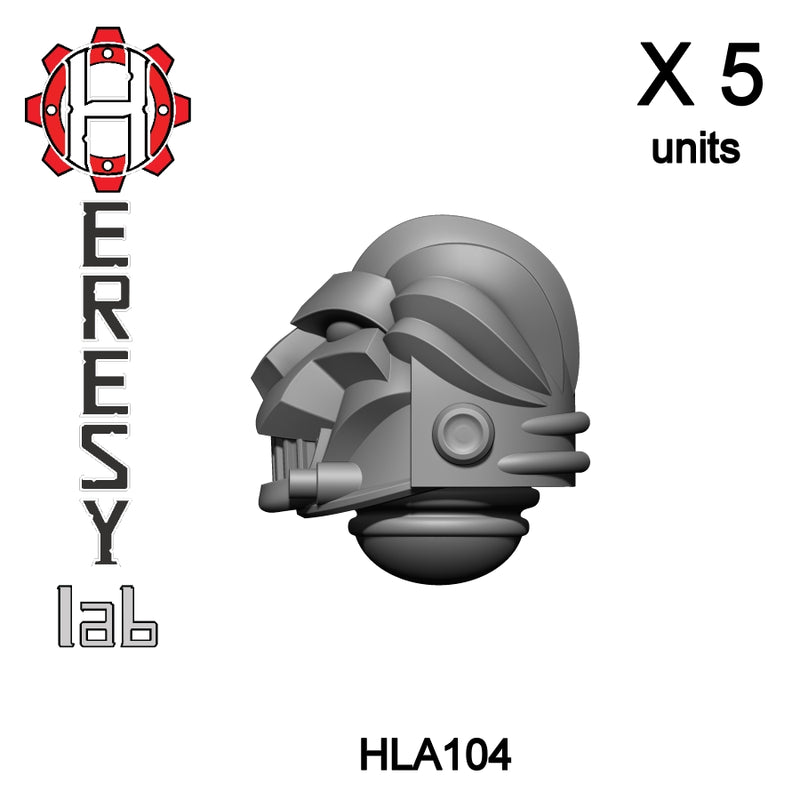 HLA106 - Heresylab - Space Marine Lion Helmet x 5 - Only-Games
