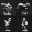 Grimdur The Cleric - Idle and Action Pose - Only-Games