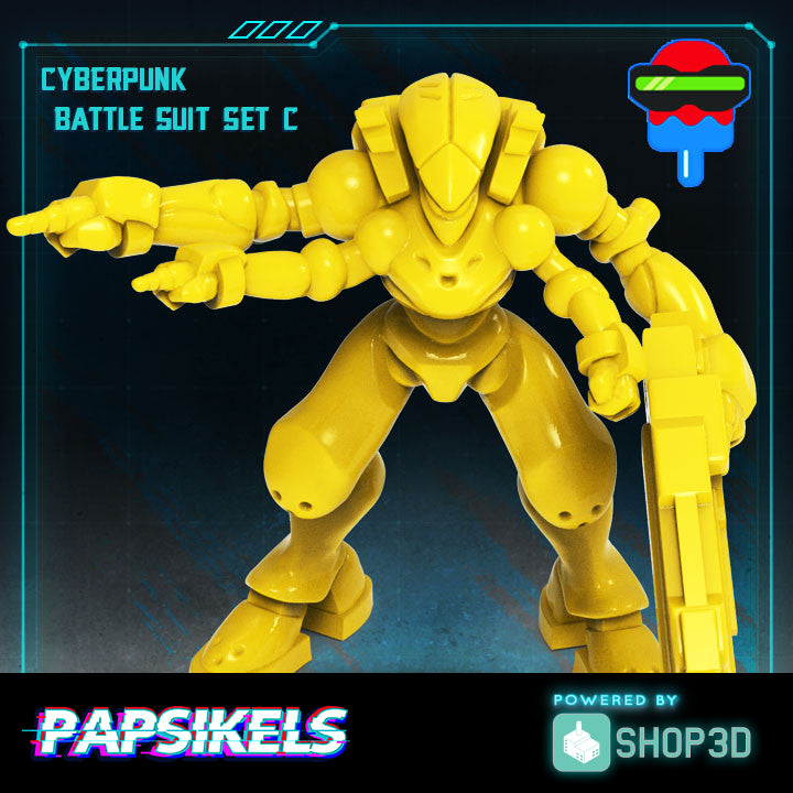 Cyberpunk Battle Suit Set C - Only-Games