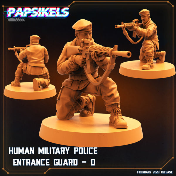 HUMAN MILITARY POLICE ENTRANCE GUARD D - Only-Games