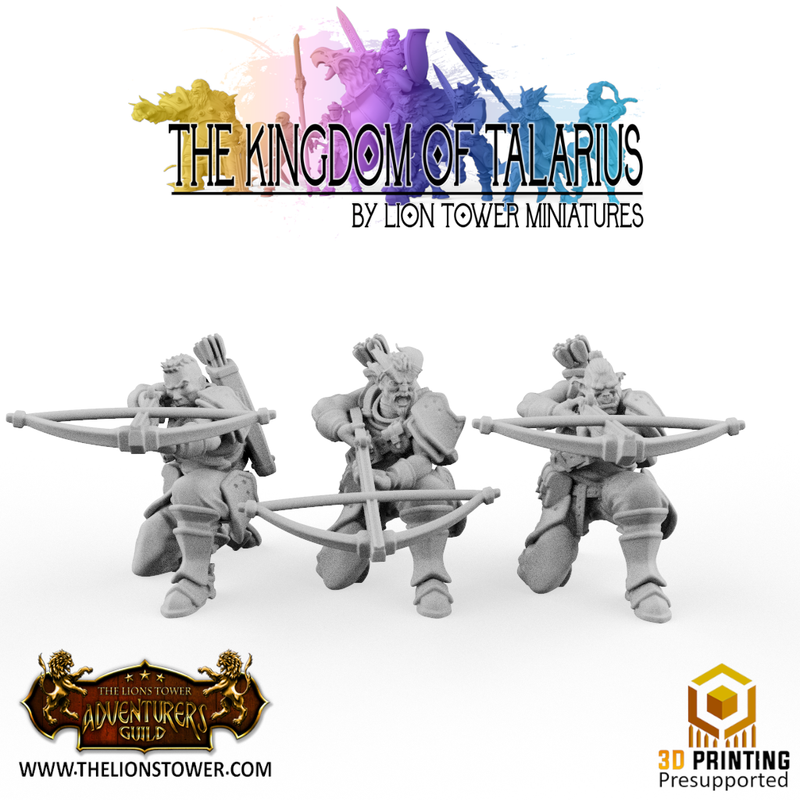 Kingsguard Crossbowmen (10 x 32mm scale minis) - Only-Games