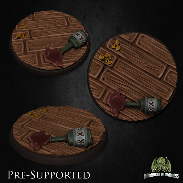 Tavern Base [25mm] Wood Paquet - Only-Games