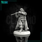 (0073) Male human elf bard with flute - Only-Games